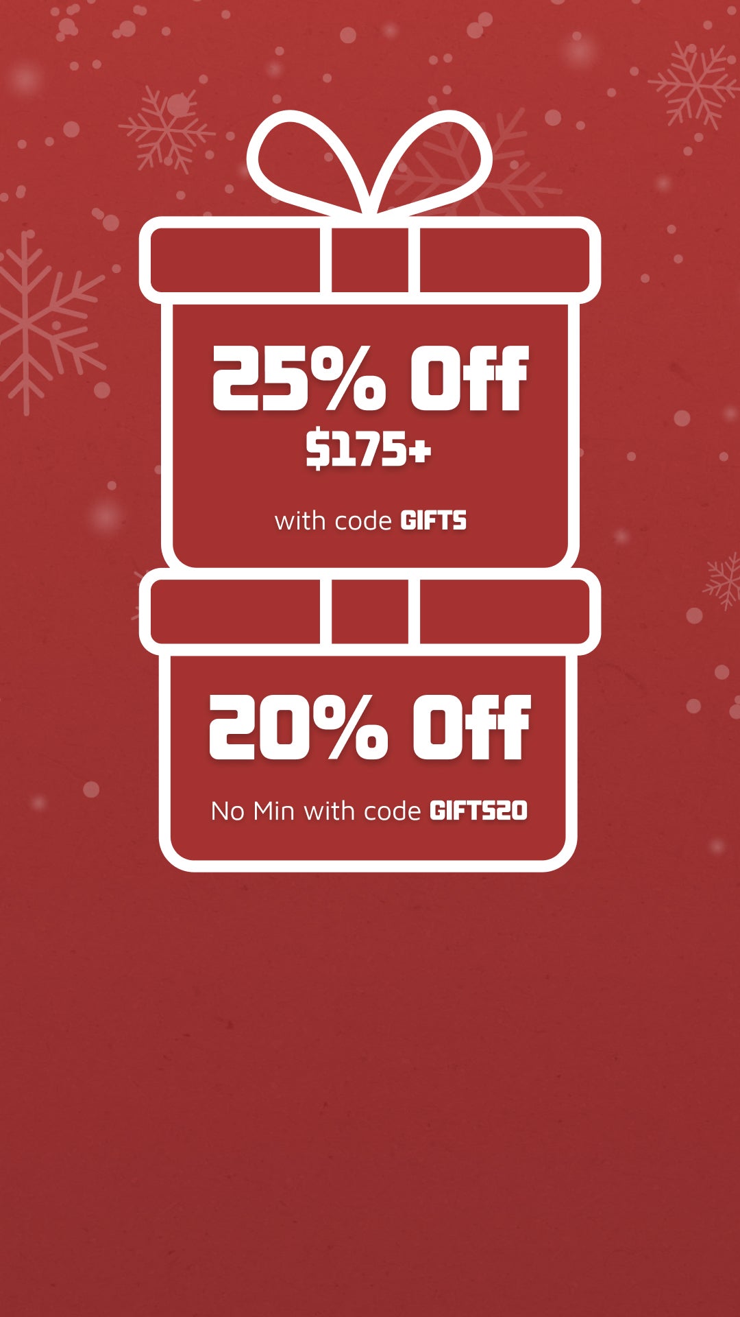 20% Off No Minimum W/code GIFTS20