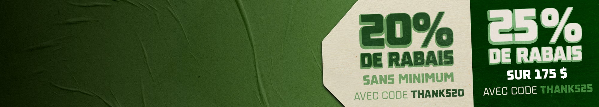 Pour l’Action de grâce, choisissez l’offre qui vous convient et économisez à votre façon.
