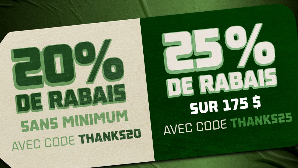 Pour l’Action de grâce, choisissez l’offre qui vous convient et économisez à votre façon.