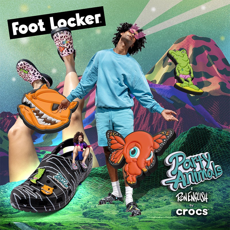 party animal crocs foot locker