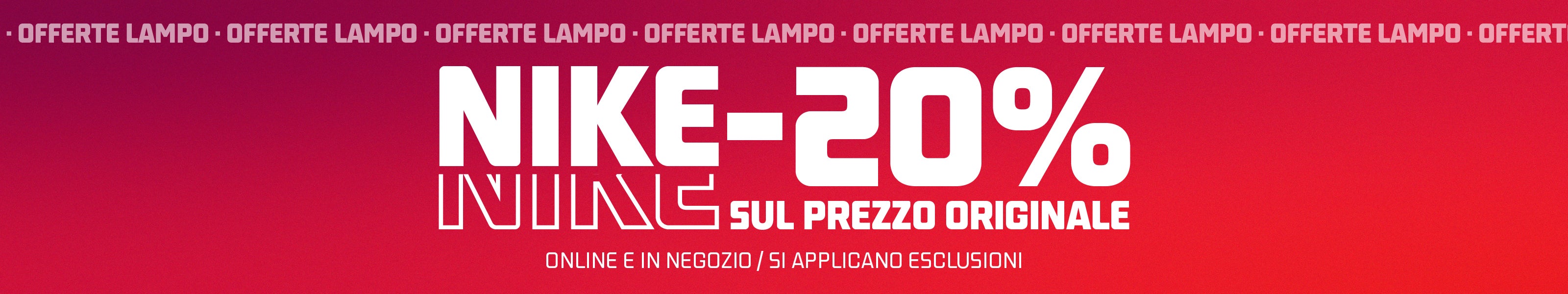 Offerta Nike: -20% su Foot Locker Italia fino al 22 maggio 2025