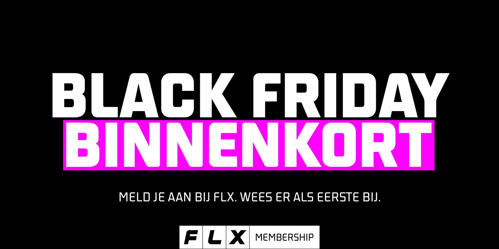 Black Friday early access