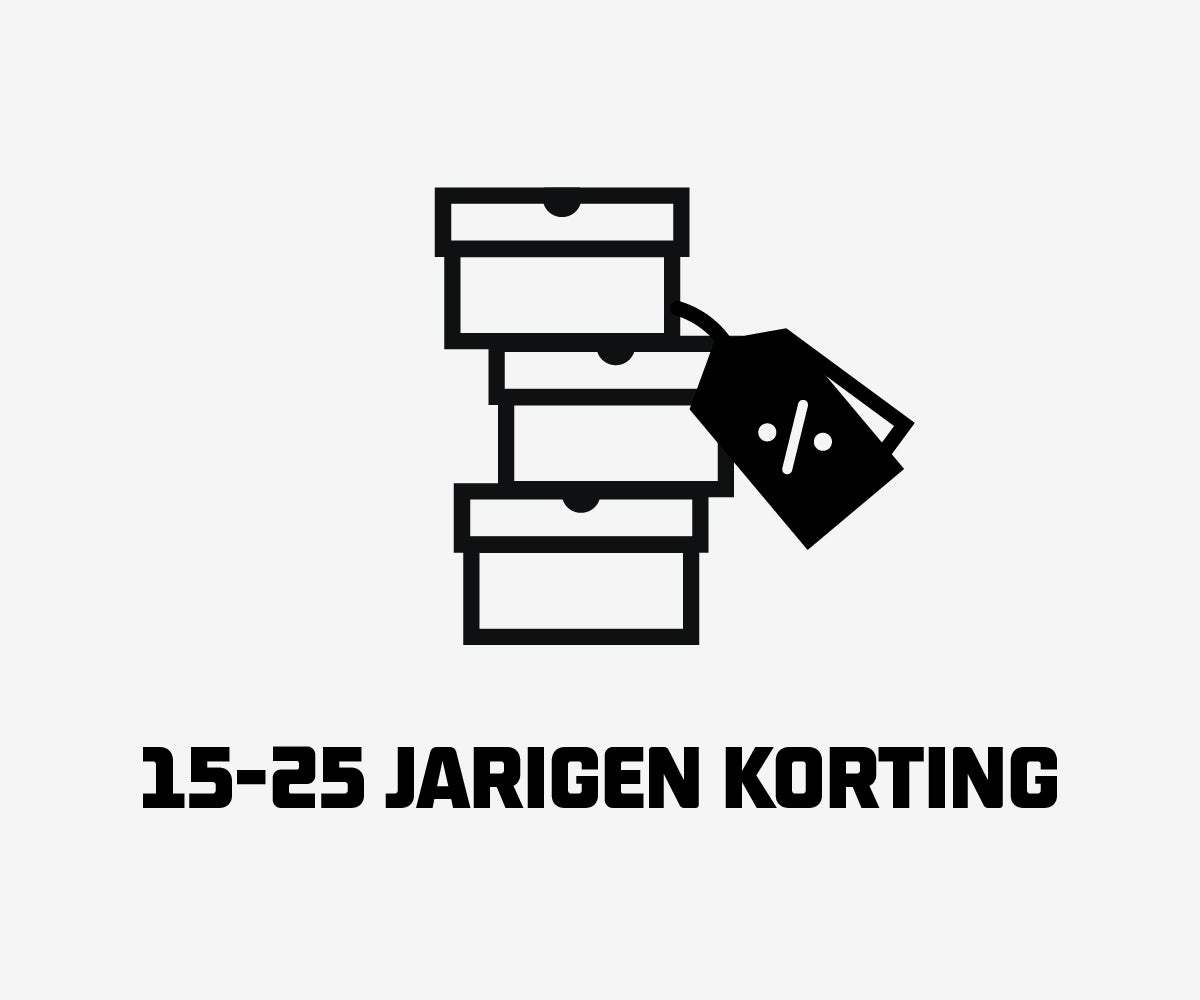 15-25 JARIGEN KORTING