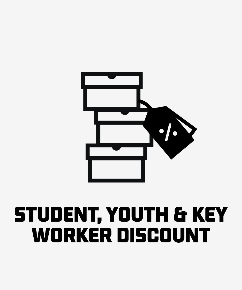 STUDENT, YOUTH & KEY WORKER DISCOUNT