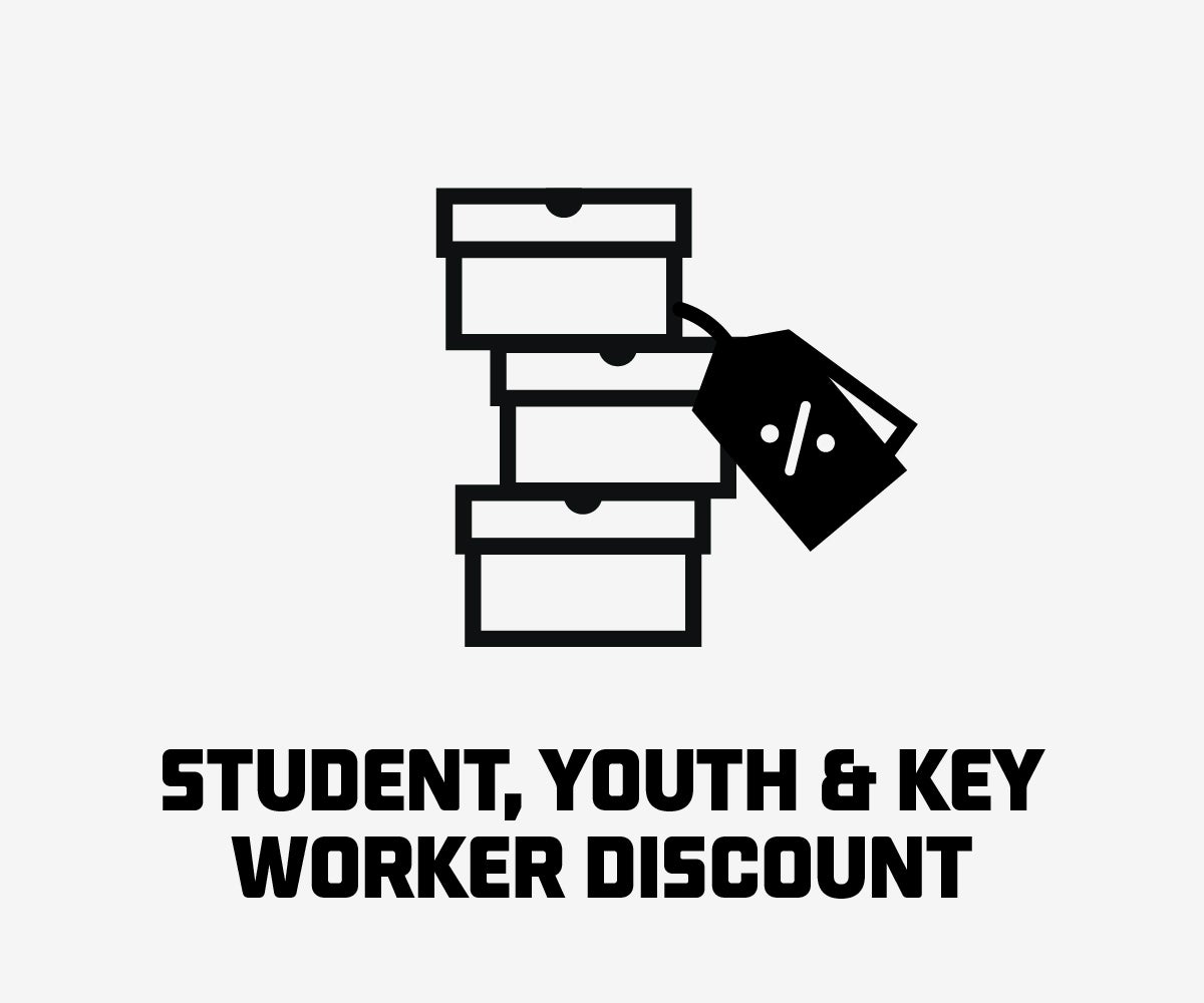 STUDENT, YOUTH & KEY WORKER DISCOUNT