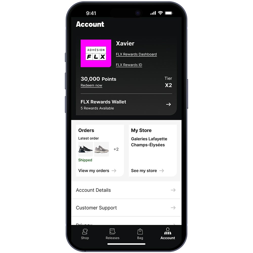 Avantages exclusifs pour les membres FLX