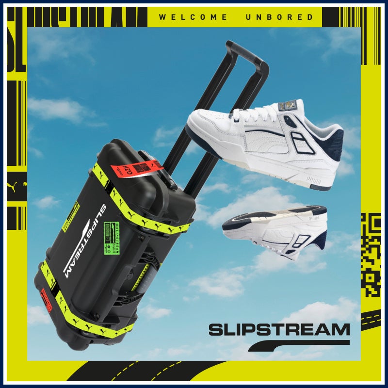 Win a customized suitcase + the new PUMA Slipstream