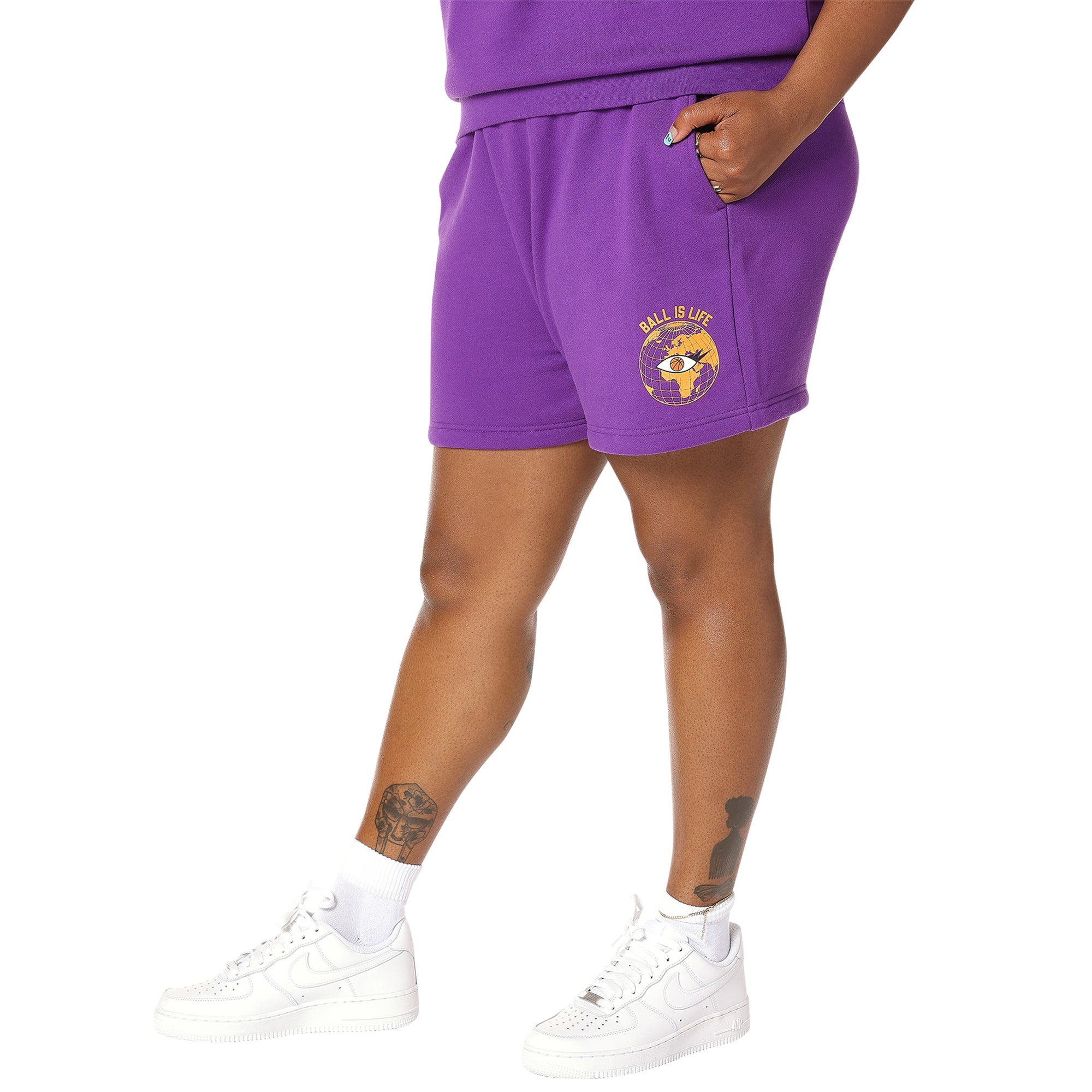 Melody Ehsani Fleece Basketball Shorts