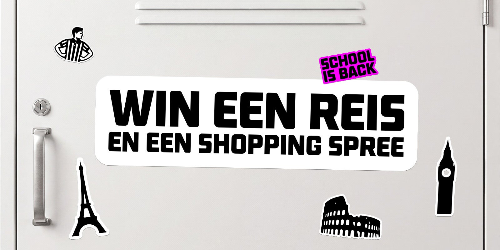 WIN EEN REIS EN EEN SHOPPING SPREE
