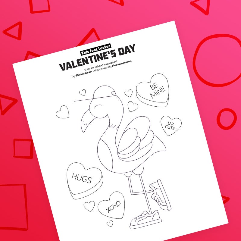 download valentine's day coloring page