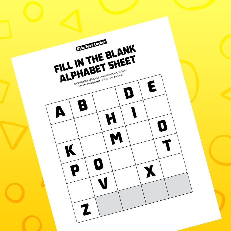 download fill in the blank alphabet sheet
