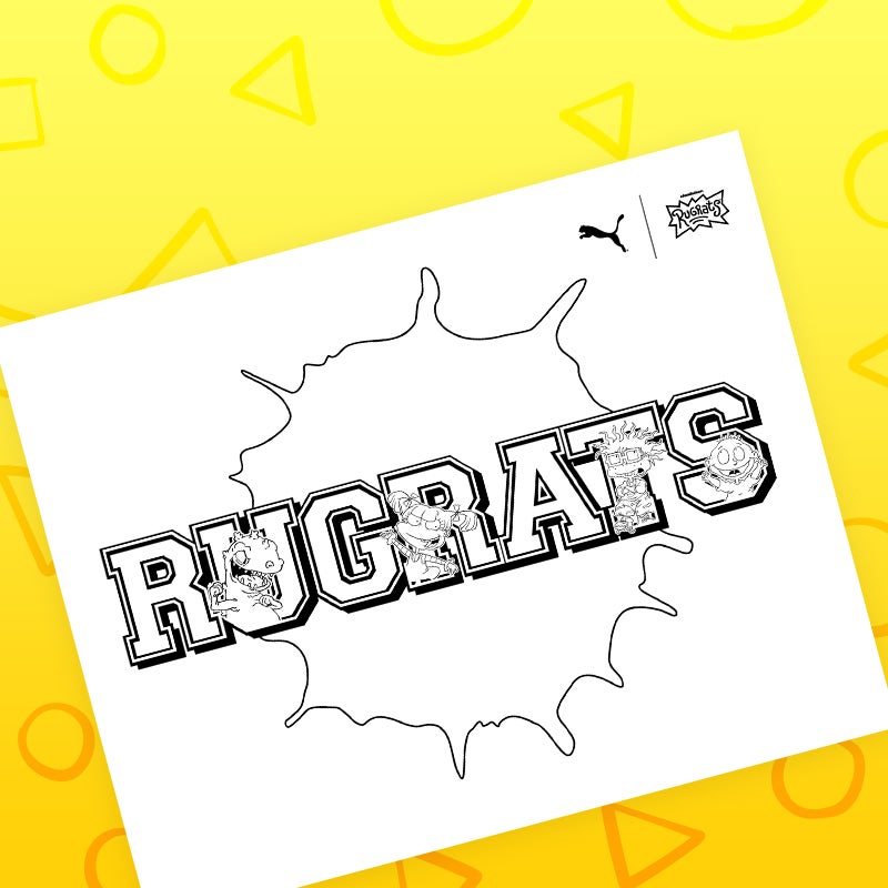 download rugrats coloring page