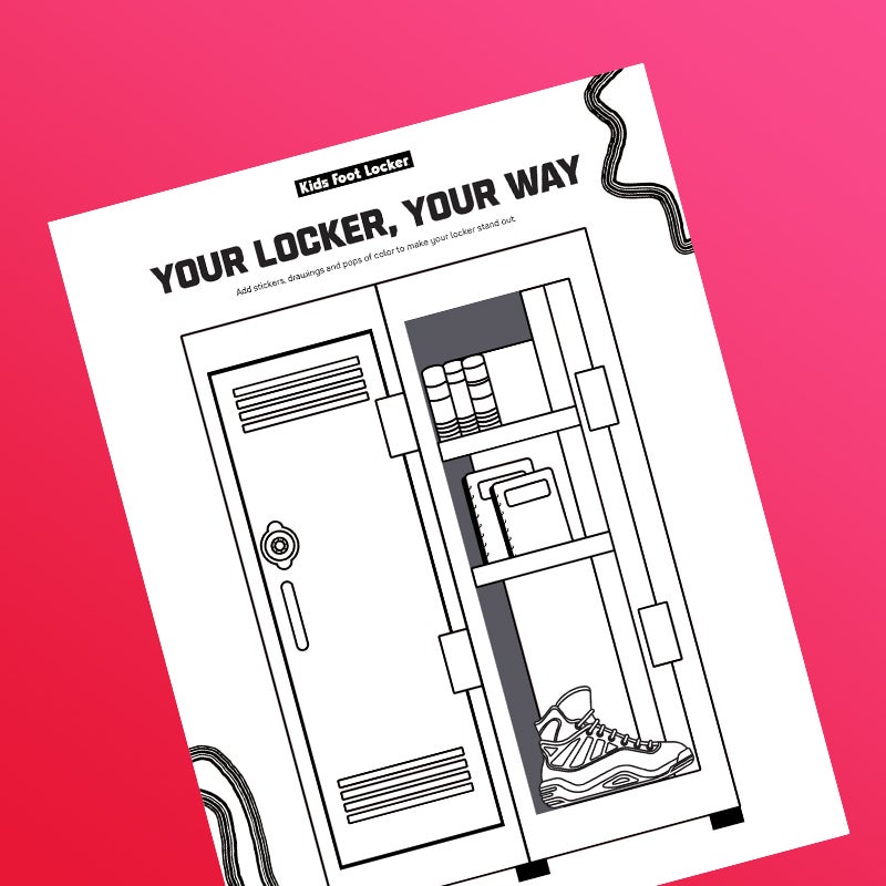 download your locker, your way activity page