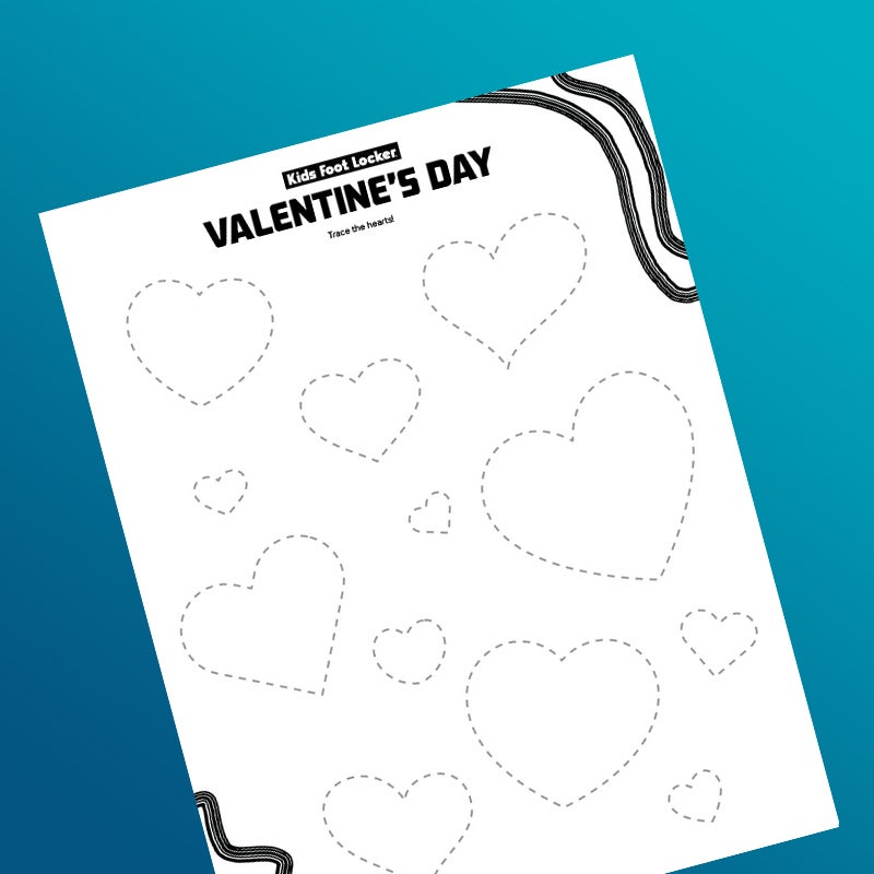 download Valentine's Day coloring sheet