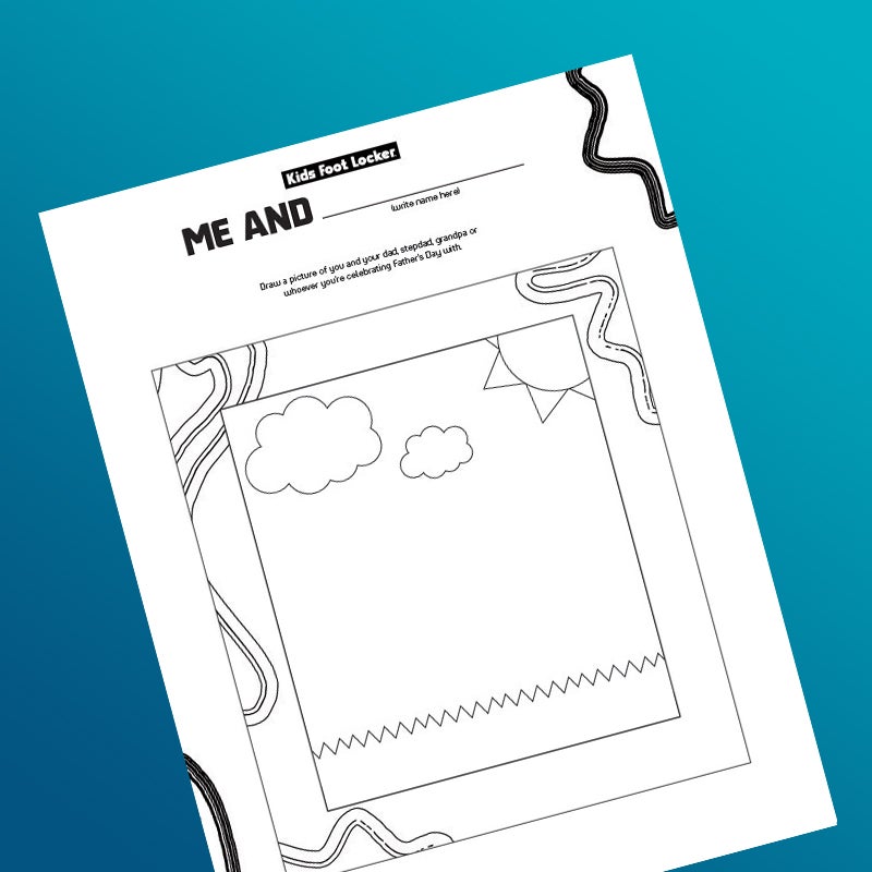 download Me and _______ coloring sheet