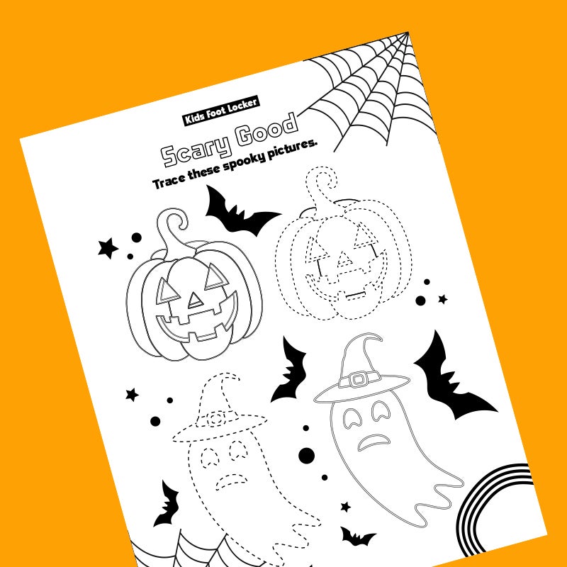 Download the Scary Good tracing page