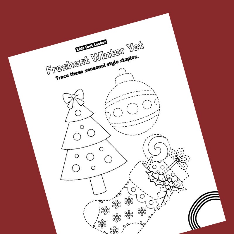 Download the Freshest Winter Yet tracing page