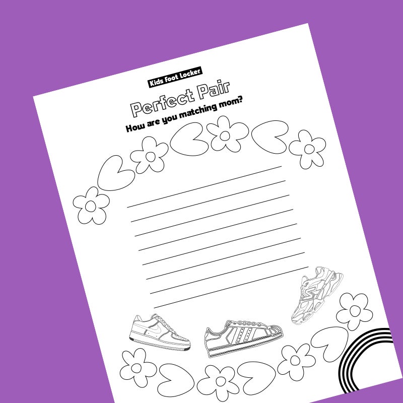 Download the Perfect Pair writing page