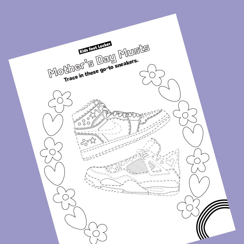 Download the Mother's Day Musts tracing page