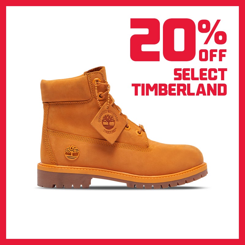 20% off select Timberland