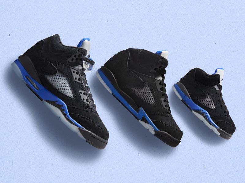 Switch up your kid's classic swag w/ the latest AJ5 ‘Racer Blue’.