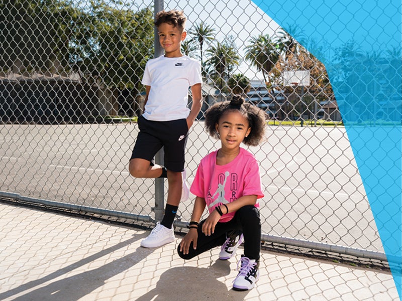 Let your kids blossom this spring in new shorts, tees, slides & more.