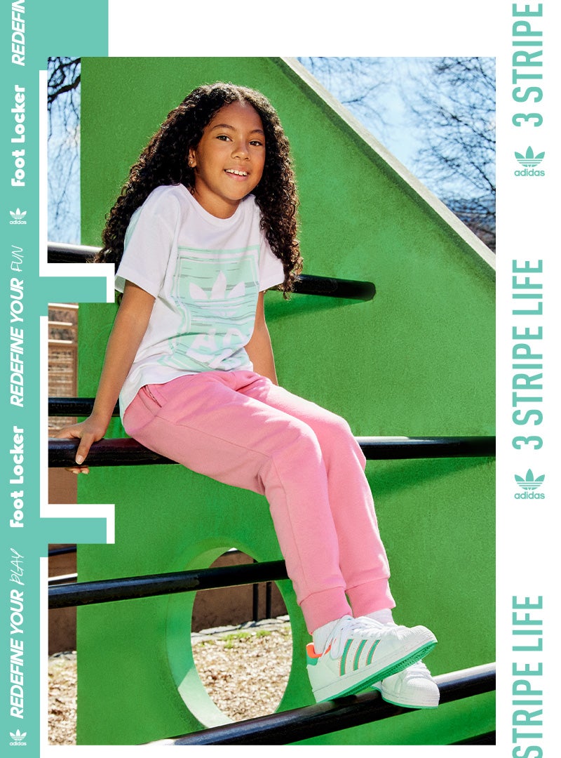 Let your kids say no to normal with the 3 Stripe Life collection. What will they redefine?