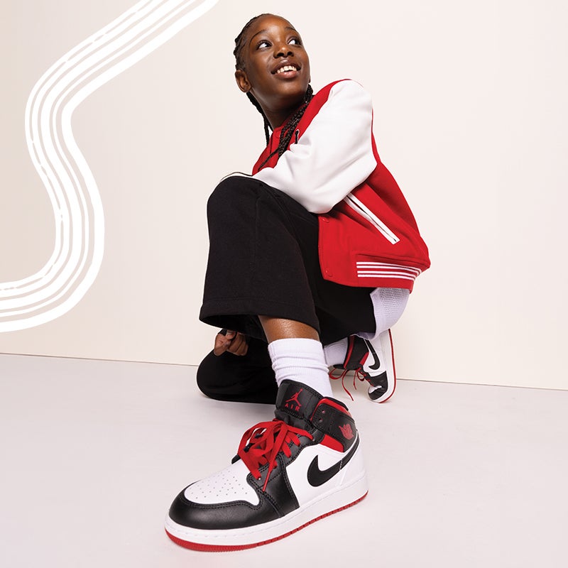 Kids Foot Locker on X: Make a statement in the Red #Nike Air Force 1 Mid  Utility. In stores and online now! >    / X