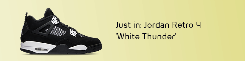 SHOP RETRO 4 'WHITE THUNDER'