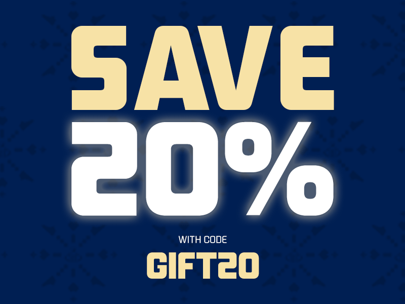 Save an Extra 20% with code GIFT20