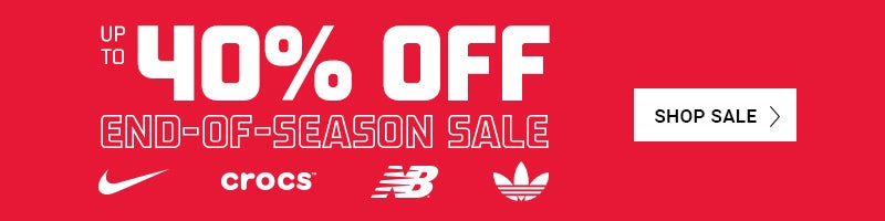 End-of-Season Sale: Up to 40% Off 