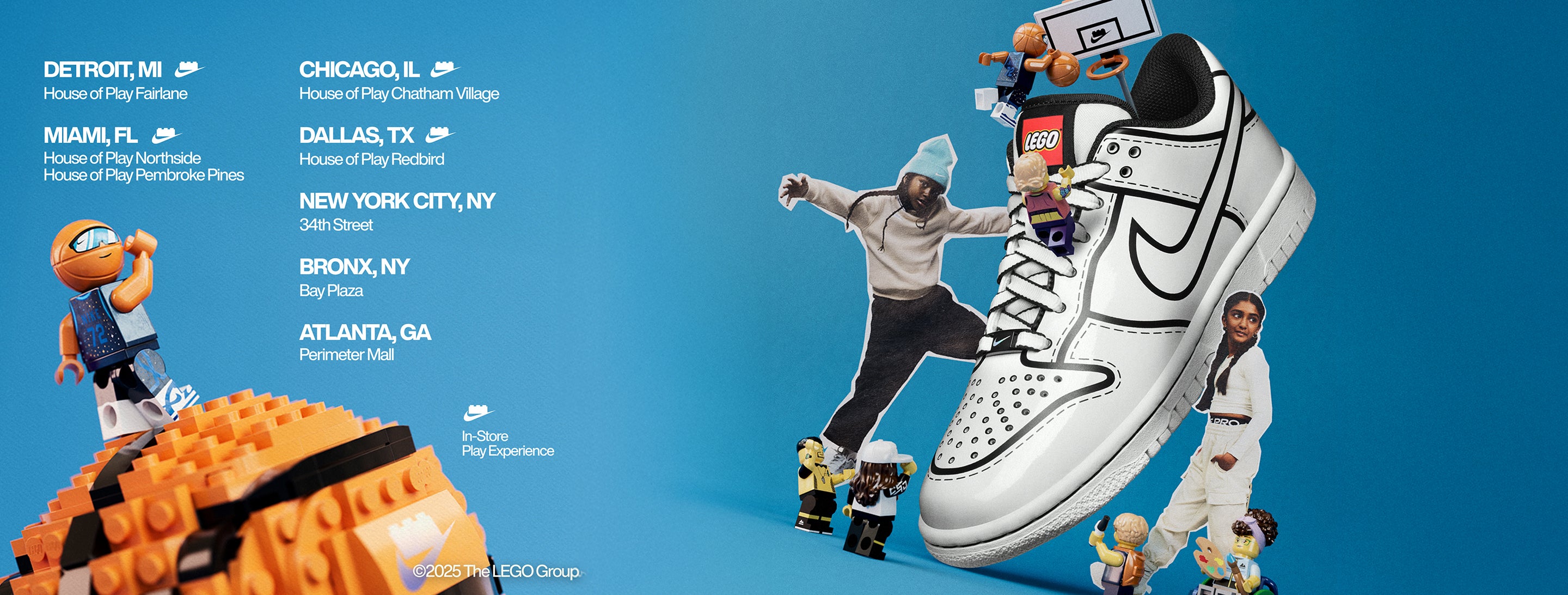 Lego Foot Rocker Nike x LEGO | Kids Foot Locker