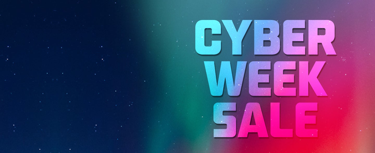 Up to 50% Off Cyber Week sale