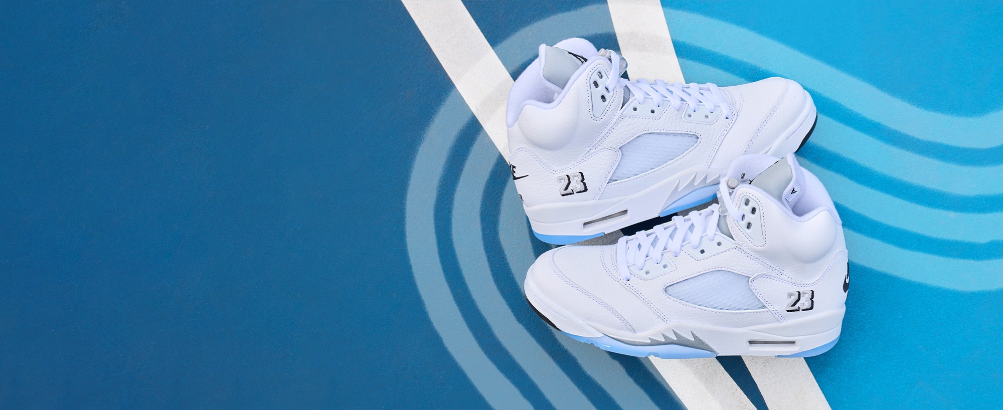 Shop Jordan Retro 5 'White Metallic'