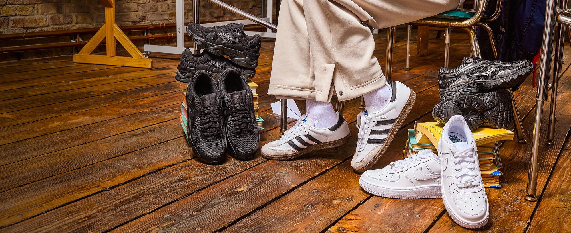 Shop Black and White Shoes