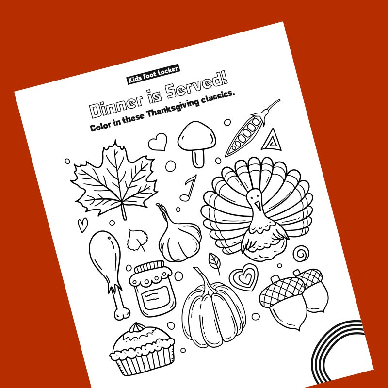 Download the Dinner is Served! coloring page