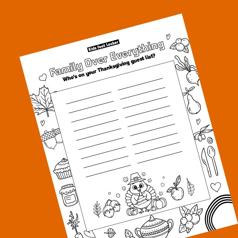 Download Family Over Everything writing page