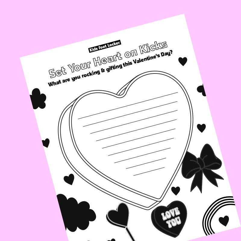Download the Set Your Heart on Kicks writing page