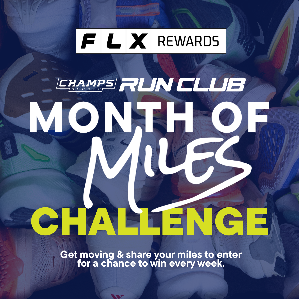 Champs Run Club - Month of Miles Challenge