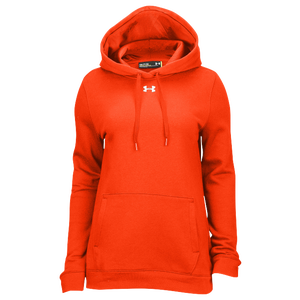 orange under armour hoodie women's