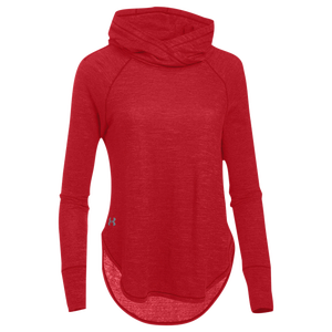 womens red under armour hoodie