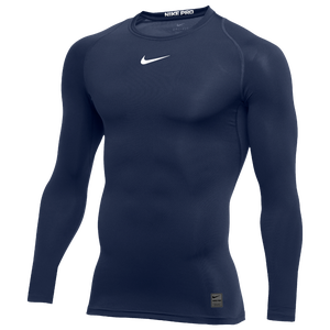 nike pro hypercool men's long sleeve baseball top