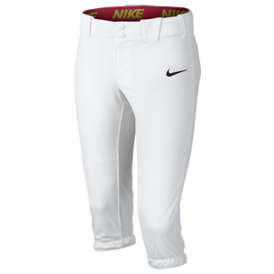 white nike softball pants