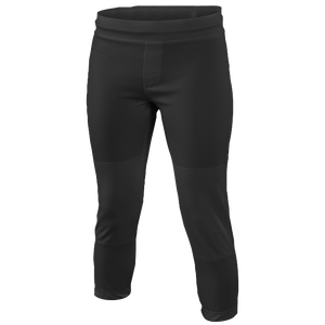 girls black softball pants