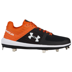 orange under armour cleats