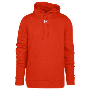 orange under armour hoodie mens