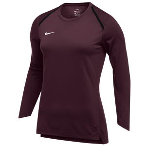 maroon nike shirt women's