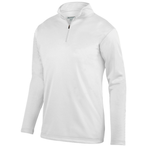 mens white fleece pullover