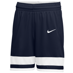 girls navy nike shorts