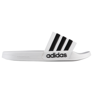 white adidas sliders mens